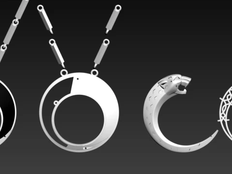 Pendant panther 3D Print Model