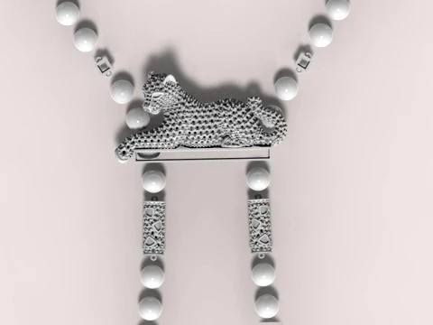 Pendant panther 3D Print Model