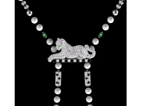Pendant panther 3D Print Model