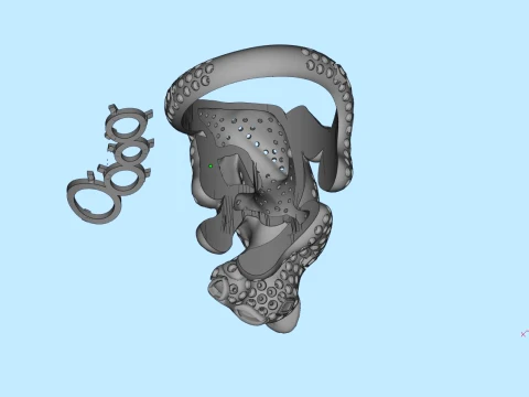 Ring panther 3D Print Model