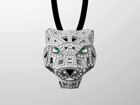 Pendant panther 3D Print Model