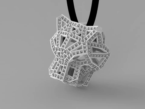 Pendant panther 3D Print Model