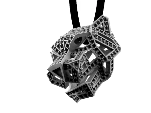 Pendant panther 3D Print Model