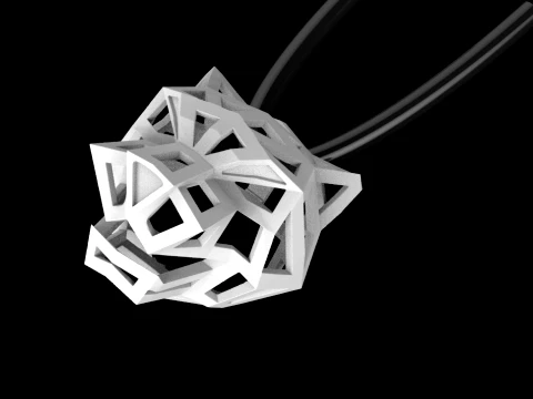 Pendant panther 3D Print Model