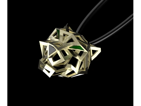 Pendant panther 3D Print Model