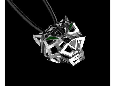 Pendant panther 3D Print Model