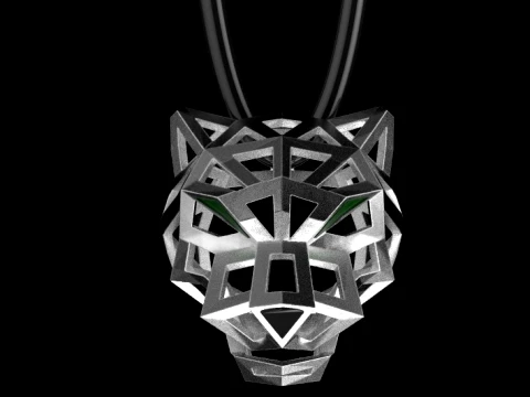 Pendant panther 3D Print Model