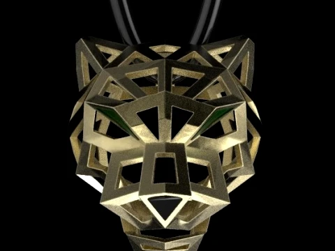 Pendant panther 3D Print Model