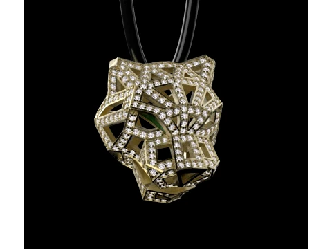 Pendant panther 3D Print Model