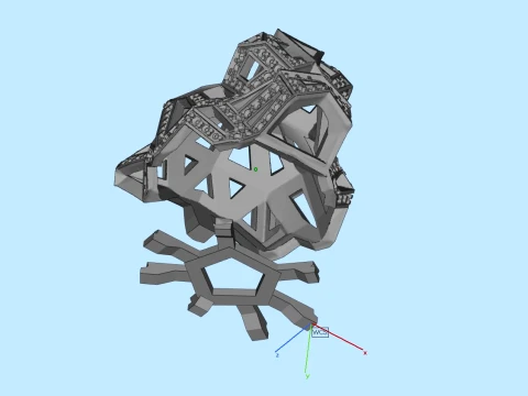 Pendant panther 3D Print Model
