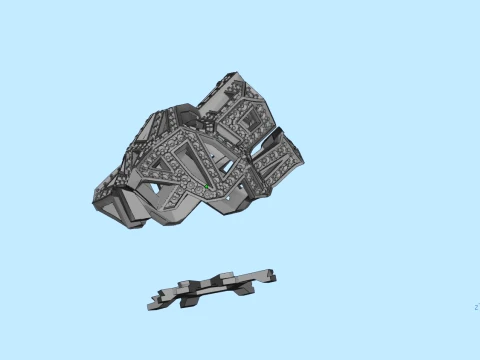 Pendant panther 3D Print Model