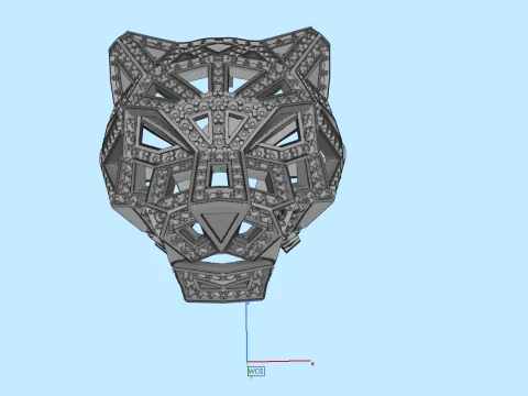 Pendant panther 3D Print Model