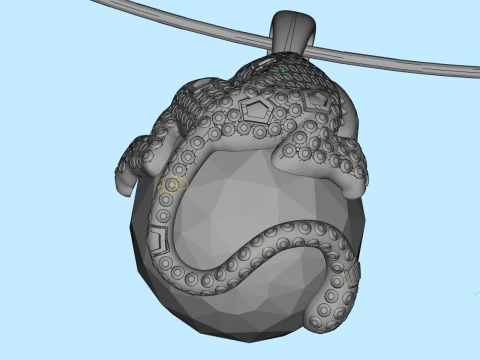 Pendant panther 3D Print Model
