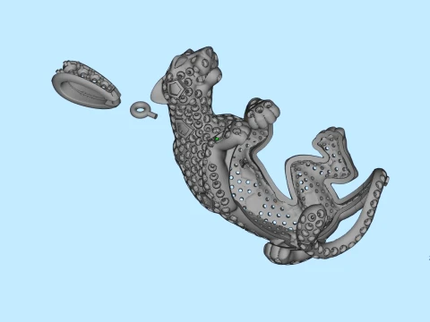 Pendant panther 3D Print Model