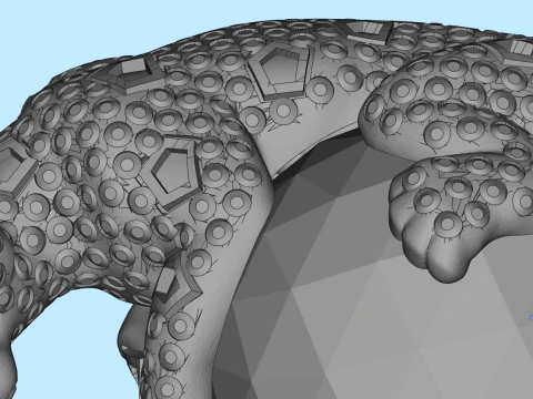 Pendant panther 3D Print Model