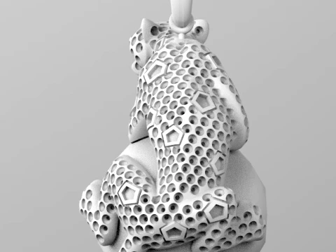 Pendant panther 3D Print Model