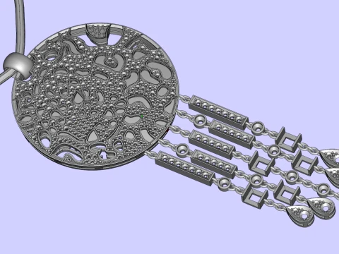 Pendant panther 3D Print Model