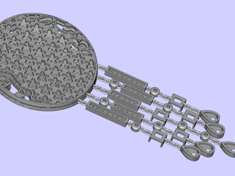 Pendant panther 3D Print Model