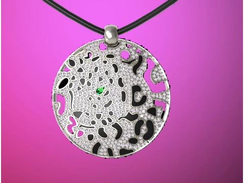 Pendant panther 3D Print Model