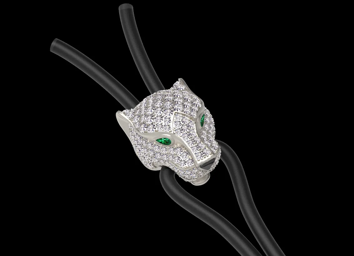 Pendant panther 3D Print Model .c4d .max .obj .3ds .fbx .stl .blend 