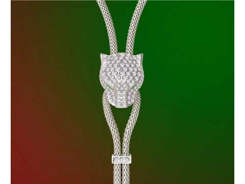 Pendant panther 3D Print Model