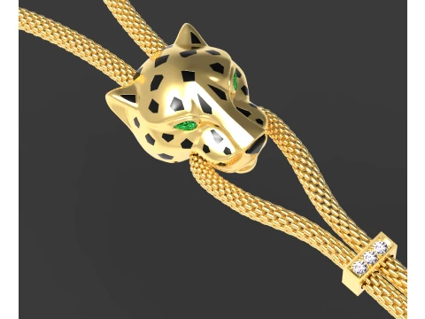 Pendant panther 3D Print Model