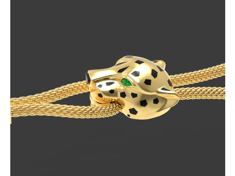 Pendant panther 3D Print Model