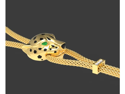 Pendant panther 3D Print Model