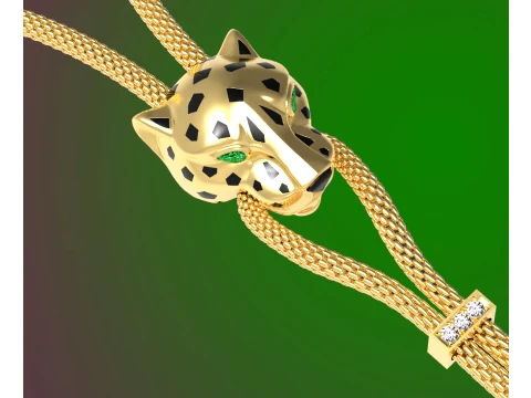 Pendant panther 3D Print Model