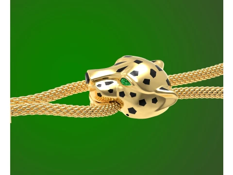 Pendant panther 3D Print Model