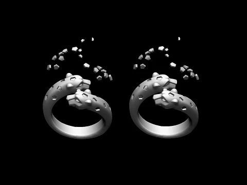 Ring Panther 3D Print Model