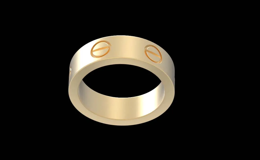 Ring screw 3D Print Model .c4d .max .obj .3ds .fbx .stl .blend 