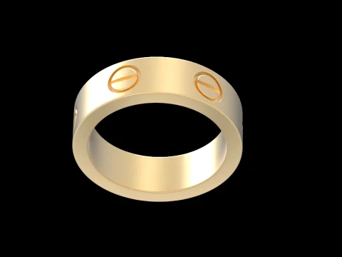 Ring screw 3D Print Model