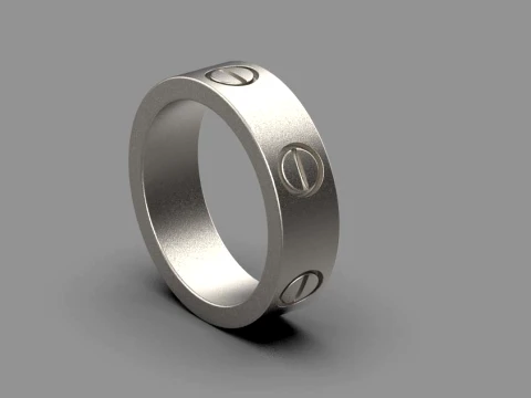 Ring screw 3D Print Model