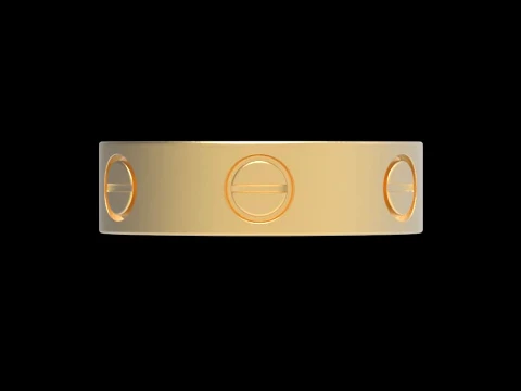 Earrings ring screw 3D Print Model