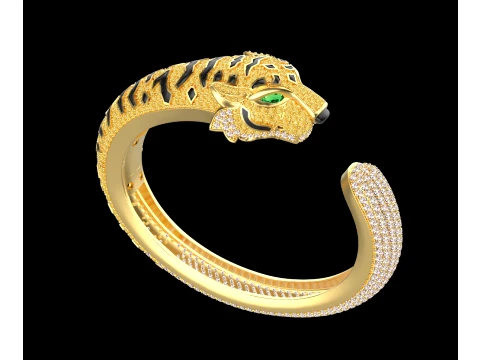 Bracelet panther 3D Print Model