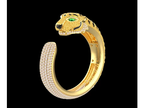 Bracelet panther 3D Print Model