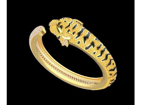 Bracelet panther 3D Print Model