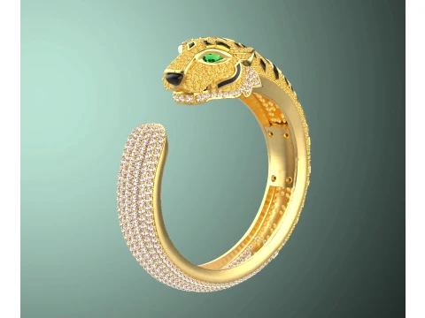 Bracelet panther 3D Print Model