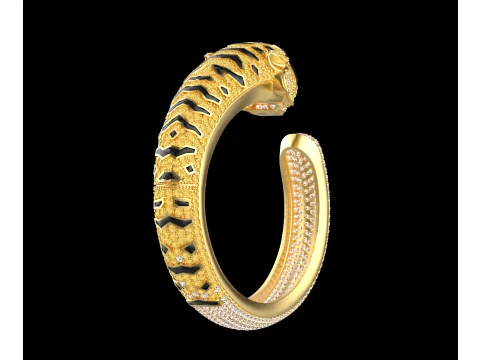 Bracelet panther 3D Print Model