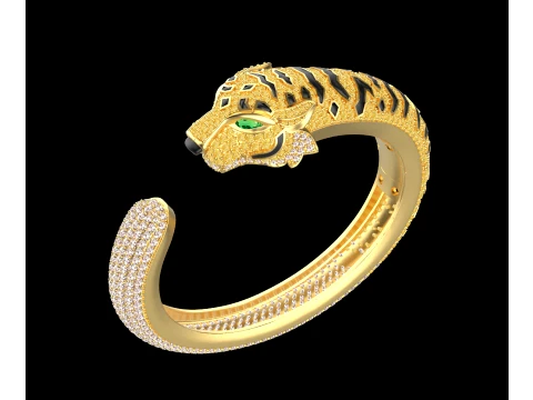 Bracelet panther 3D Print Model