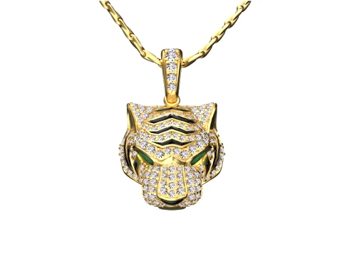 Pendant panther 3D Print Model
