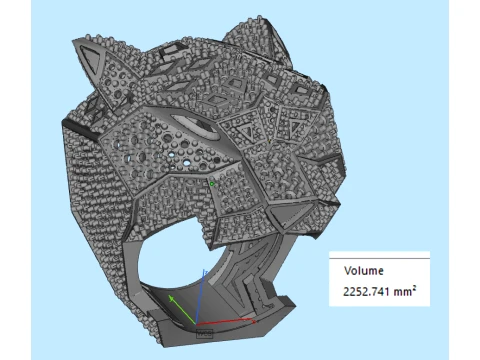 Ring Panther 3D Print Model