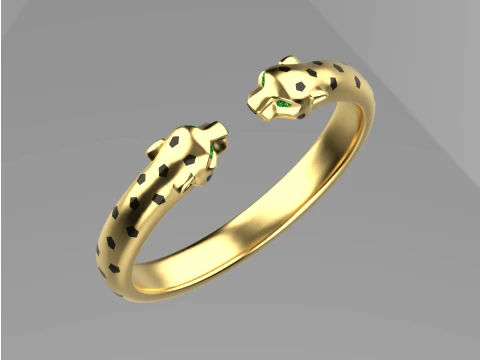 Bracelet panther 3D Print Model