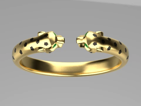 Bracelet panther 3D Print Model