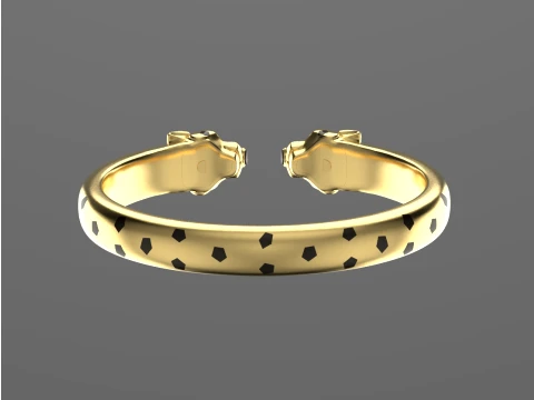 Bracelet panther 3D Print Model