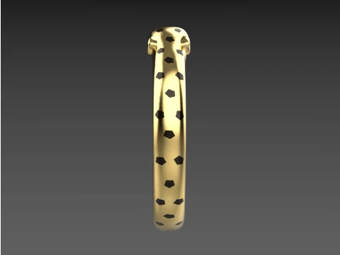 Bracelet panther 3D Print Model