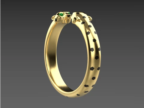 Bracelet panther 3D Print Model