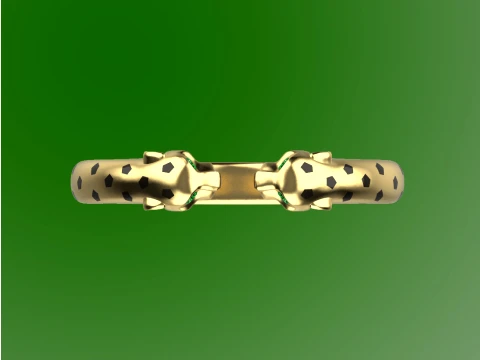 Bracelet panther 3D Print Model