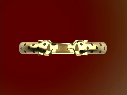 Bracelet panther 3D Print Model